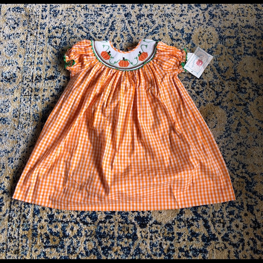 Smocked Fall / Halloween Marmellata Dress